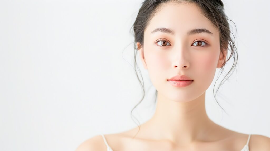 前をみつめる女性